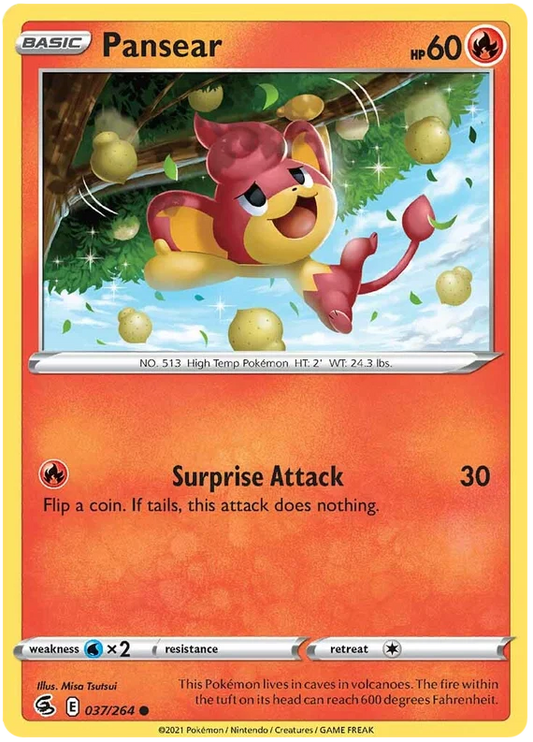 Pansear (037/264) - Fusion Strike
