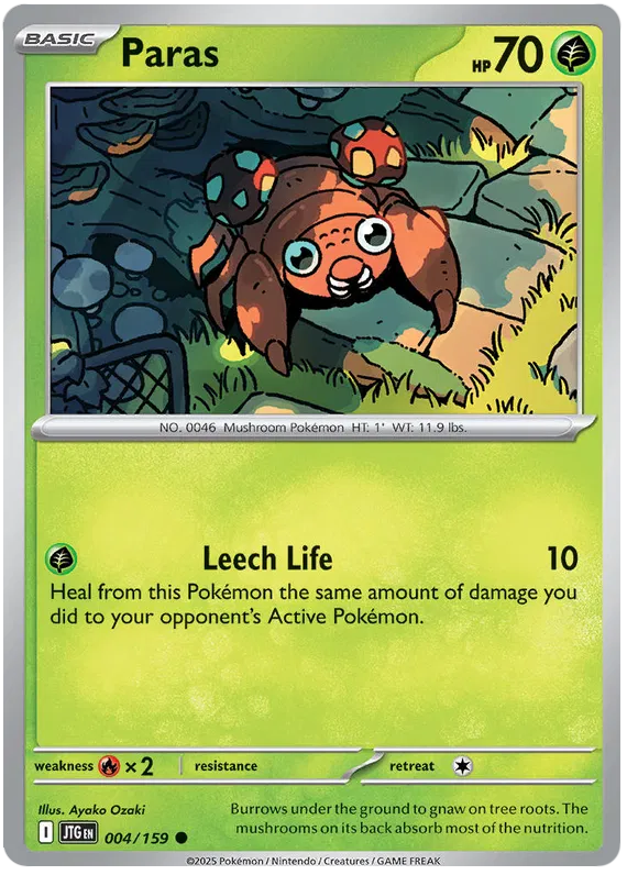 Paras [Reverse Holo] (004/159) - Journey Together