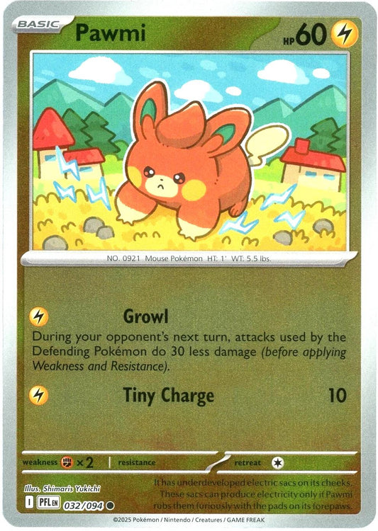 Pawmi Reverse Holo (032/094) - Phantasmal Flames