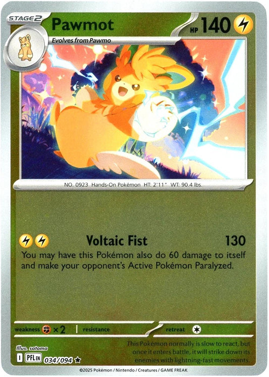 Pawmot Reverse Holo (034/094) - Phantasmal Flames