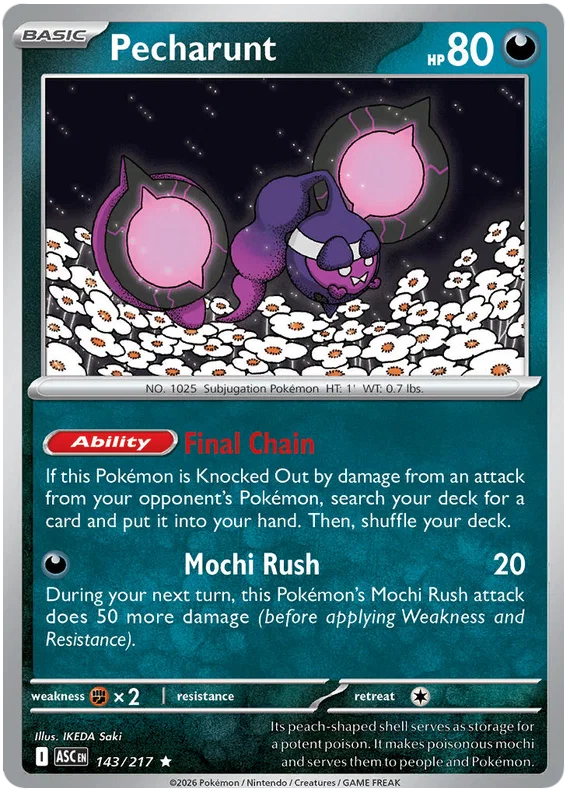 Pecharunt [Holo] (143/217) - Ascended Heroes
