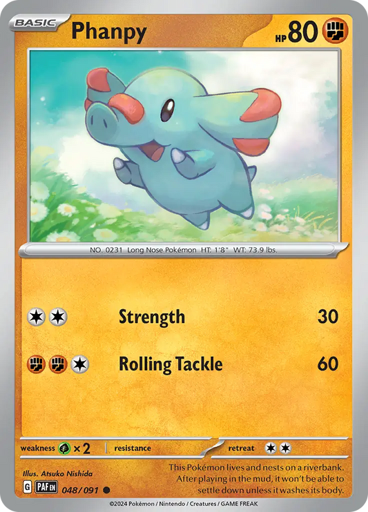 Phanpy (048/091) - Paldean Fates