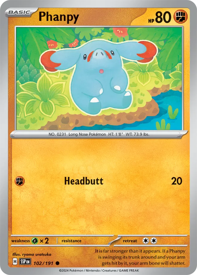 Phanpy (102/191) - Surging Sparks