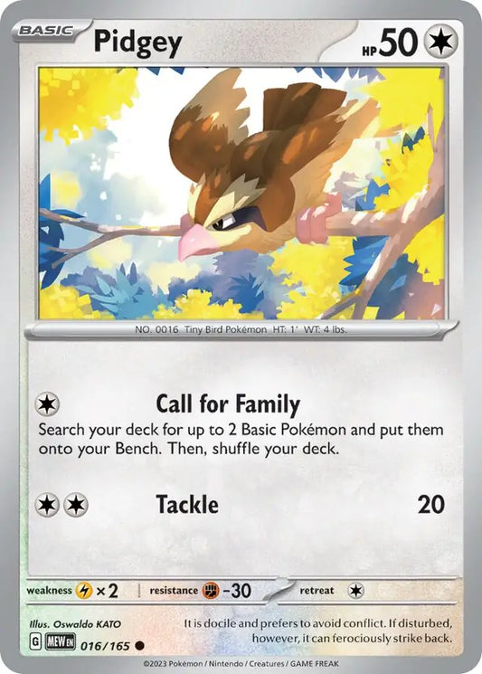 Pidgey (016/165) - 151