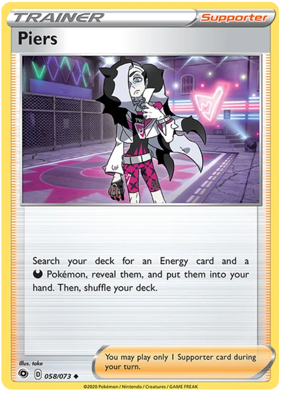Piers [Reverse Holo] (058/073) - Champion's Path