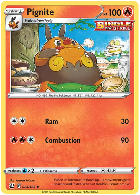 Pignite (024/163) - Battle Styles