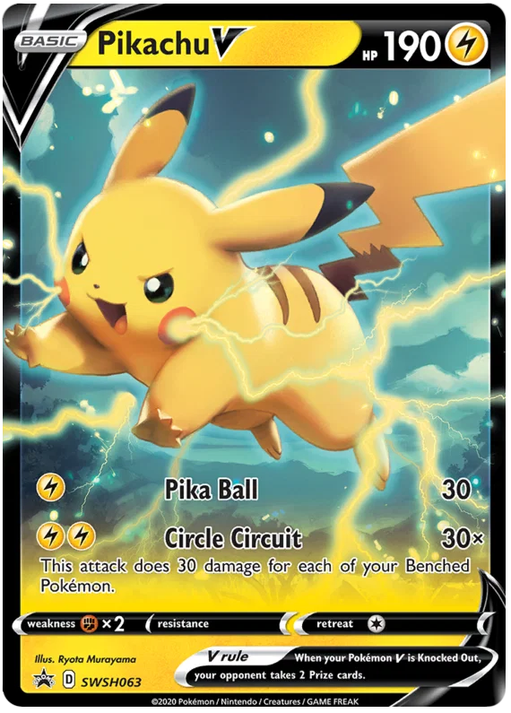 Pikachu V (SWSH063) - Sword & Shield Promos