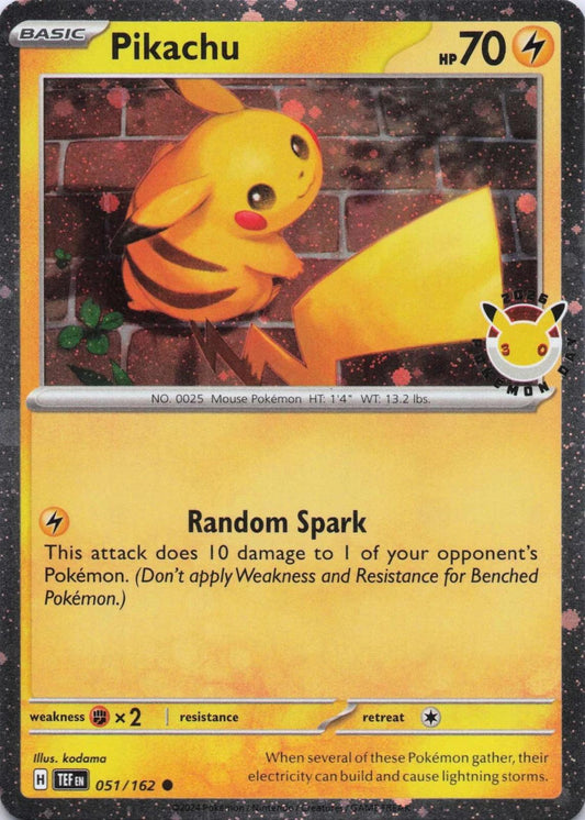 Pikachu [2026 Pokemon Day] (051/162) - Temporal Forces