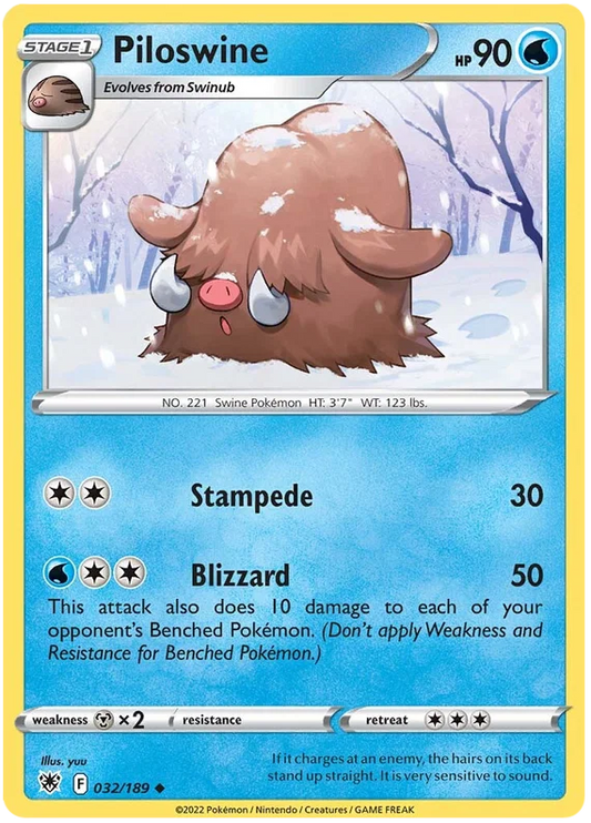 Piloswine (032/189) - Astral Radiance