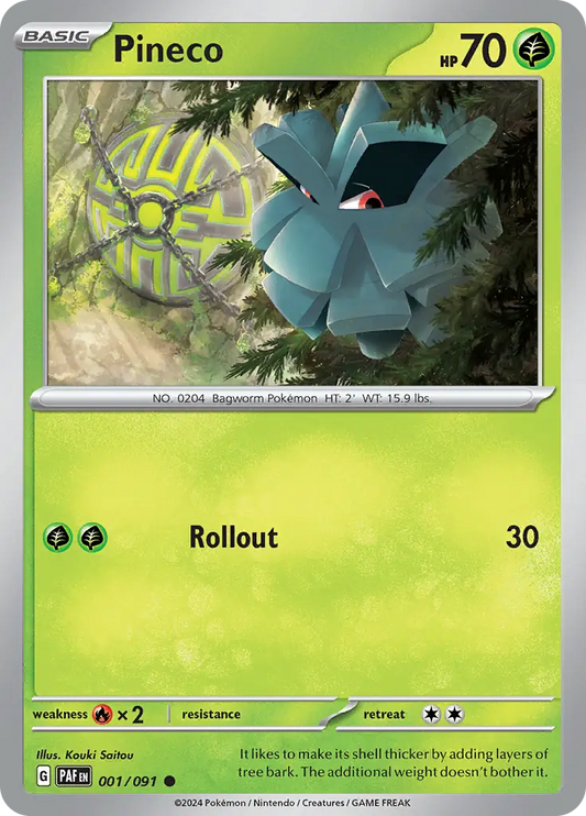 Pineco (001/091) - Paldean Fates