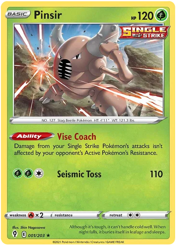 Pinsir (001/203) - Evolving Skies