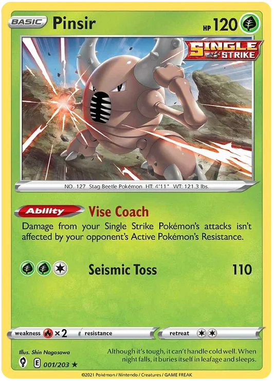 Pinsir (001/203) - Evolving Skies