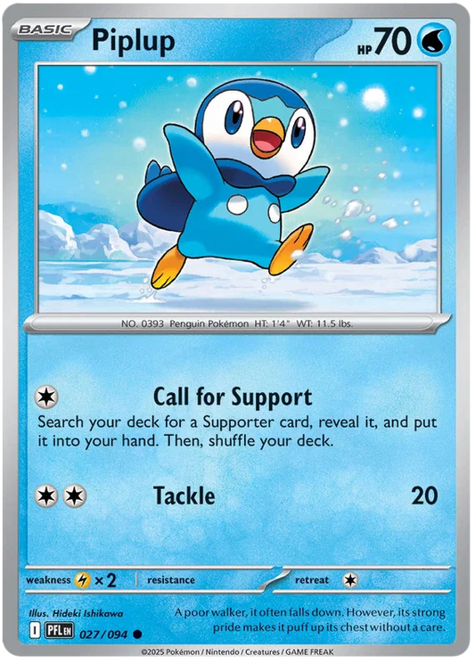 Piplup (027/094) - Phantasmal Flames