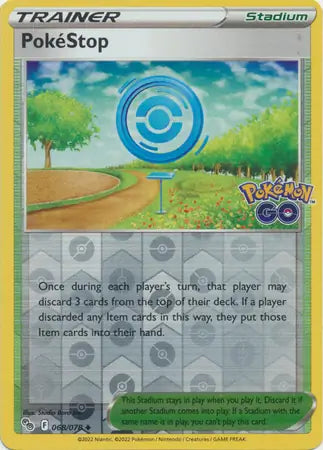 Pokestop Reverse Holo (068/078) - Pokémon Go