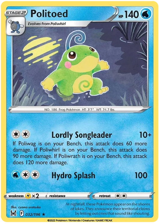 Politoed (032/196) - Lost Origin