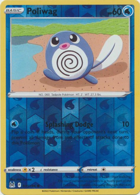 Poliwag Reverse Holo (030/196) - Lost Origin