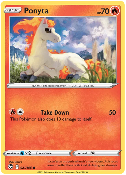 Ponyta (021/195) - Silver Tempest