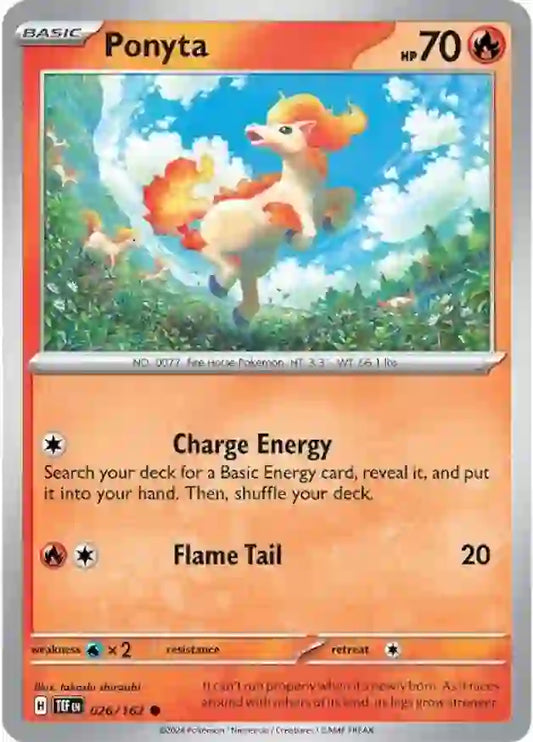 Ponyta (026/162) - Temporal Forces