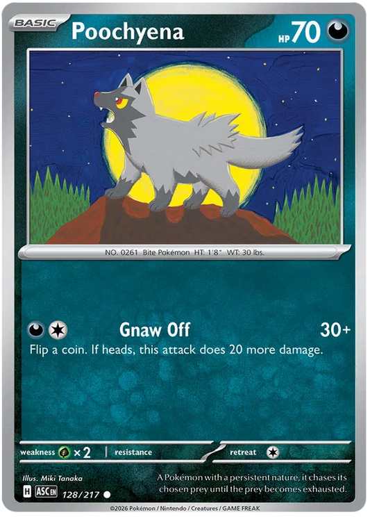 Poochyena (128/217) - Ascended Heroes