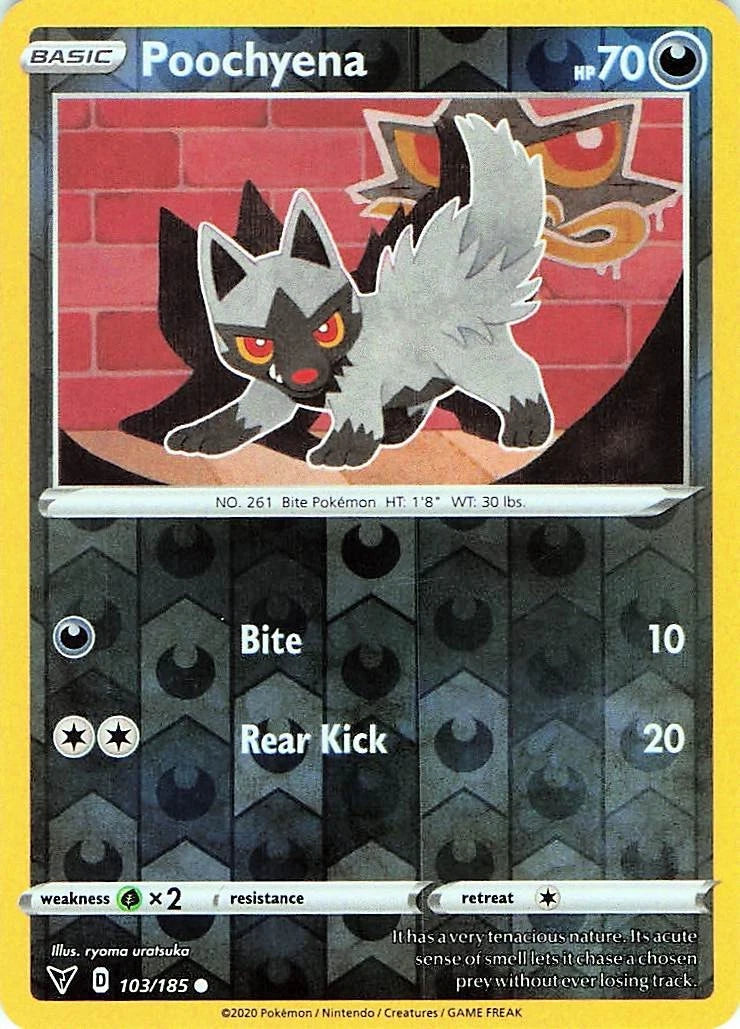 Poochyena Reverse Holo (103/185) - Vivid Voltage