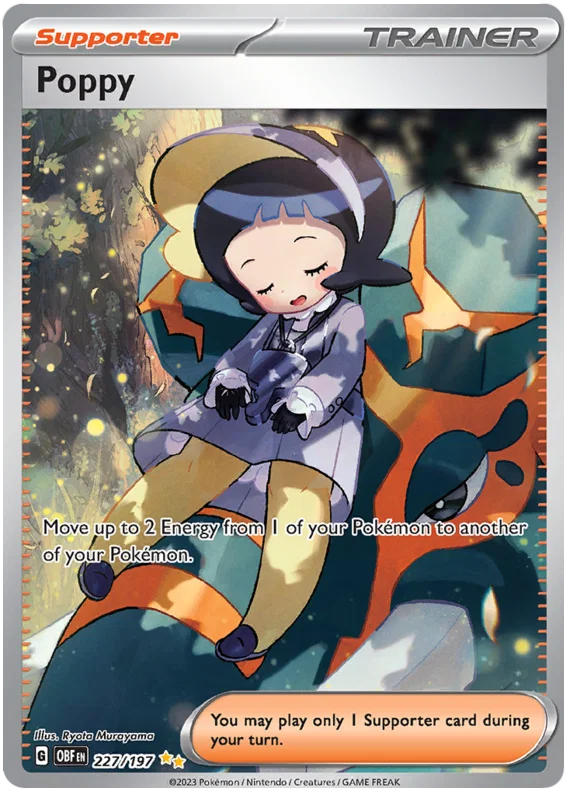 Poppy (227/197) Special Illustration Rare - Obsidian Flames