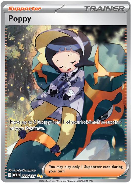 Poppy (227/197) Special Illustration Rare - Obsidian Flames