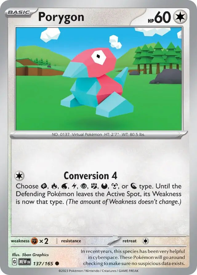 Porygon (137/165) - 151