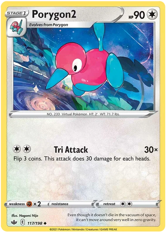 Porygon2 [Reverse Holo] (117/198) - Chilling Reign