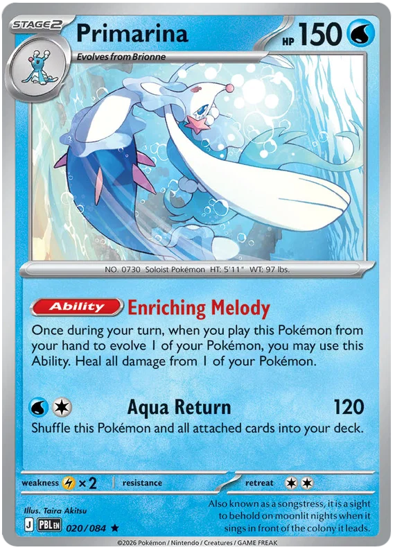 Primarina [Holo] (020/084) - Pitch Black
