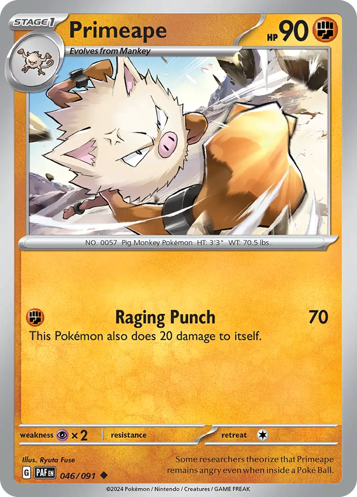 Primeape (046/091) - Paldean Fates