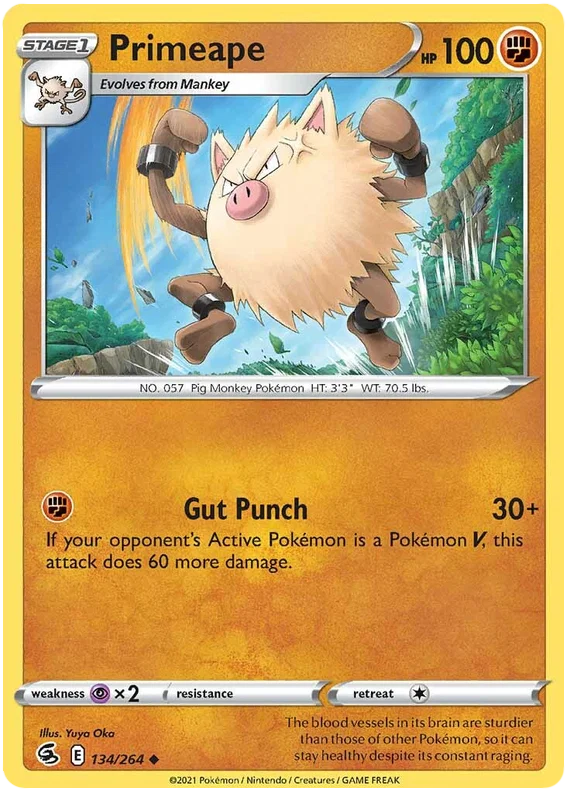Primeape (134/264) - Fusion Strike