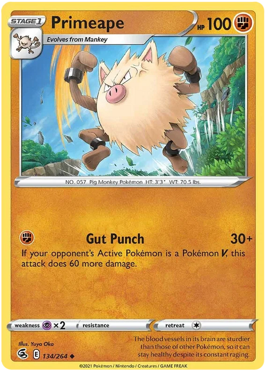 Primeape (134/264) - Fusion Strike