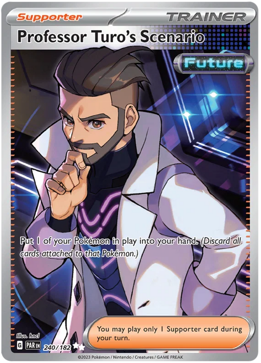 Professor Turo's Scenario (240/167) Ultra Rare - Paradox Rift