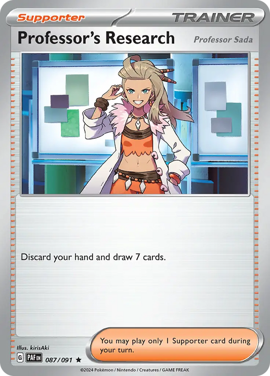 Professor's Research [Professor Sada] Holo (087/091) - Paldean Fates