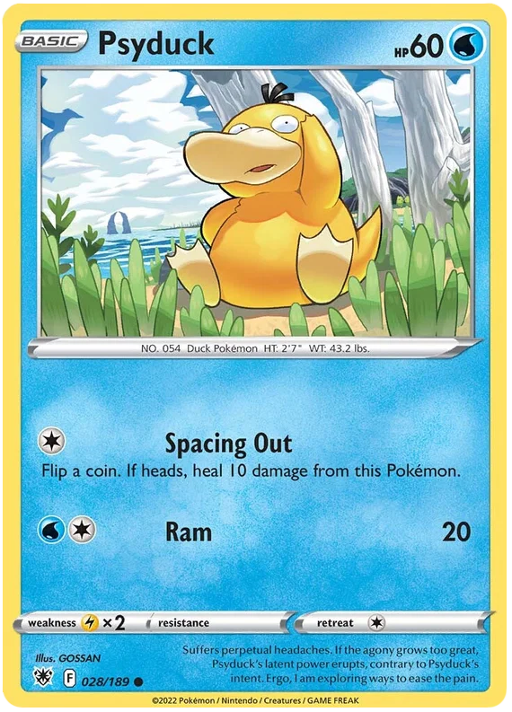Psyduck [Reverse Holo] (028/189) - Astral Radiance