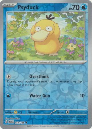 Psyduck Reverse Holo (054/165) - 151