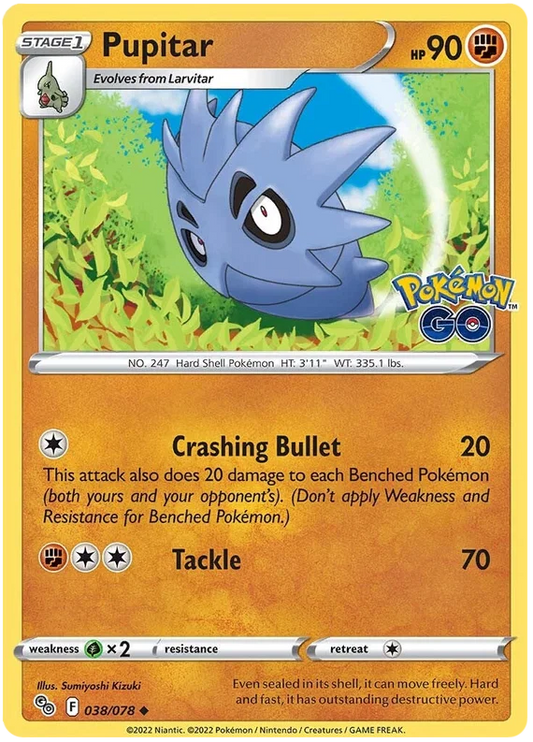 Pupitar (038/078) - Pokémon Go