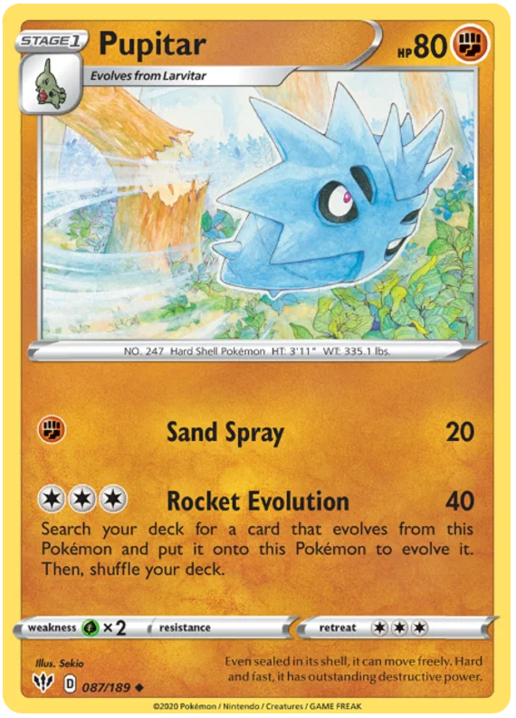 Pupitar (087/189) - Darkness Ablaze