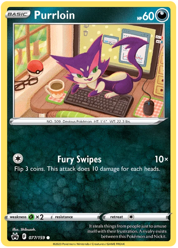 Purrloin (077/159) - Crown Zenith