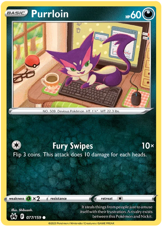 Purrloin (077/159) - Crown Zenith
