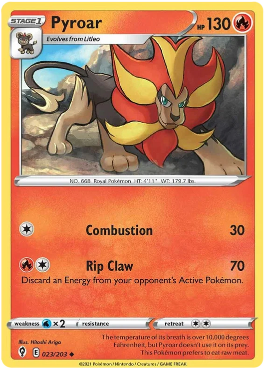 Pyroar (023/203) - Evolving Skies