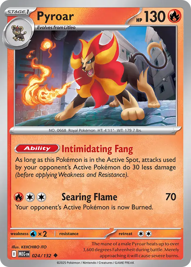 Pyroar (024/132) - Mega Evolution