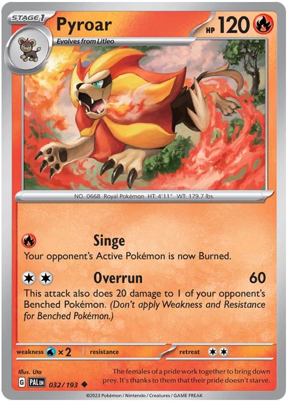 Pyroar (032/193) - Paldea Evolved