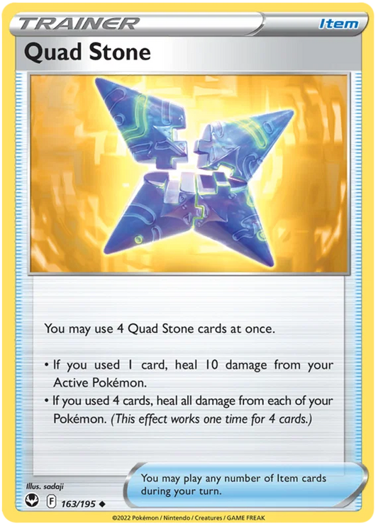Quad Stone (163/195) - Silver Tempest