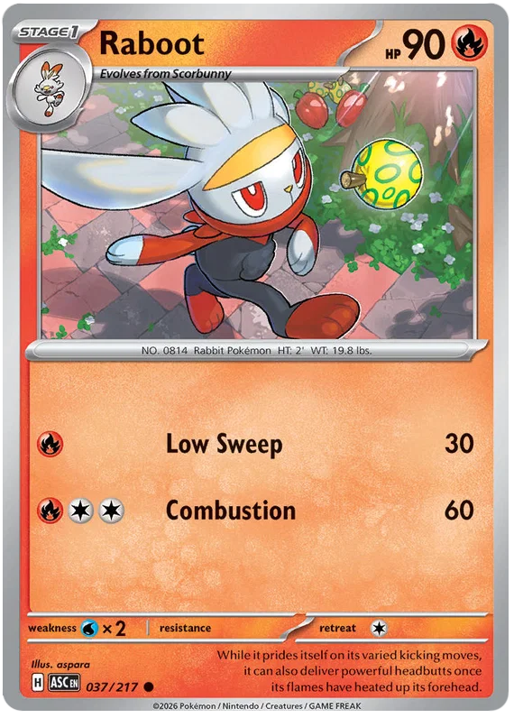 Raboot (037/217) - Ascended Heroes