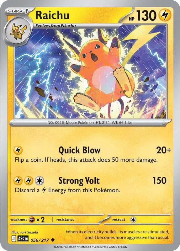Raichu (056/217) - Ascended Heroes