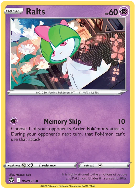 Ralts (067/195) - Silver Tempest