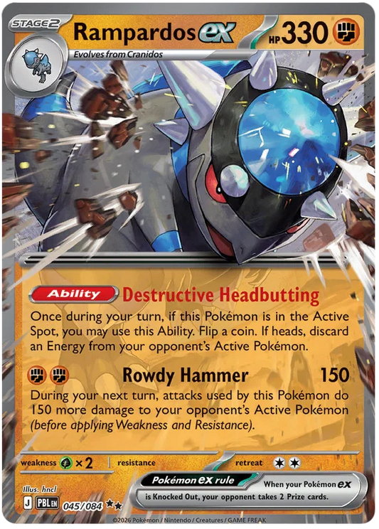 Rampardos ex (045/084) - Pitch Black