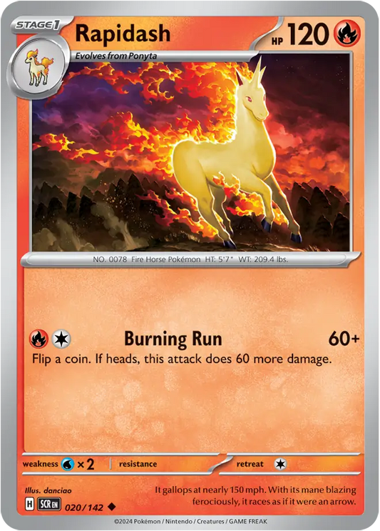 Rapidash (020/142) - Stellar Crown