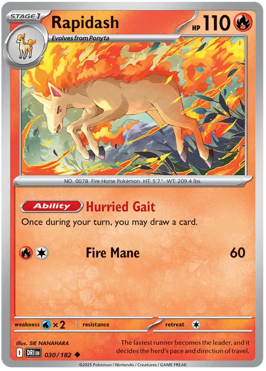 Rapidash (030/182) - Destined Rivals